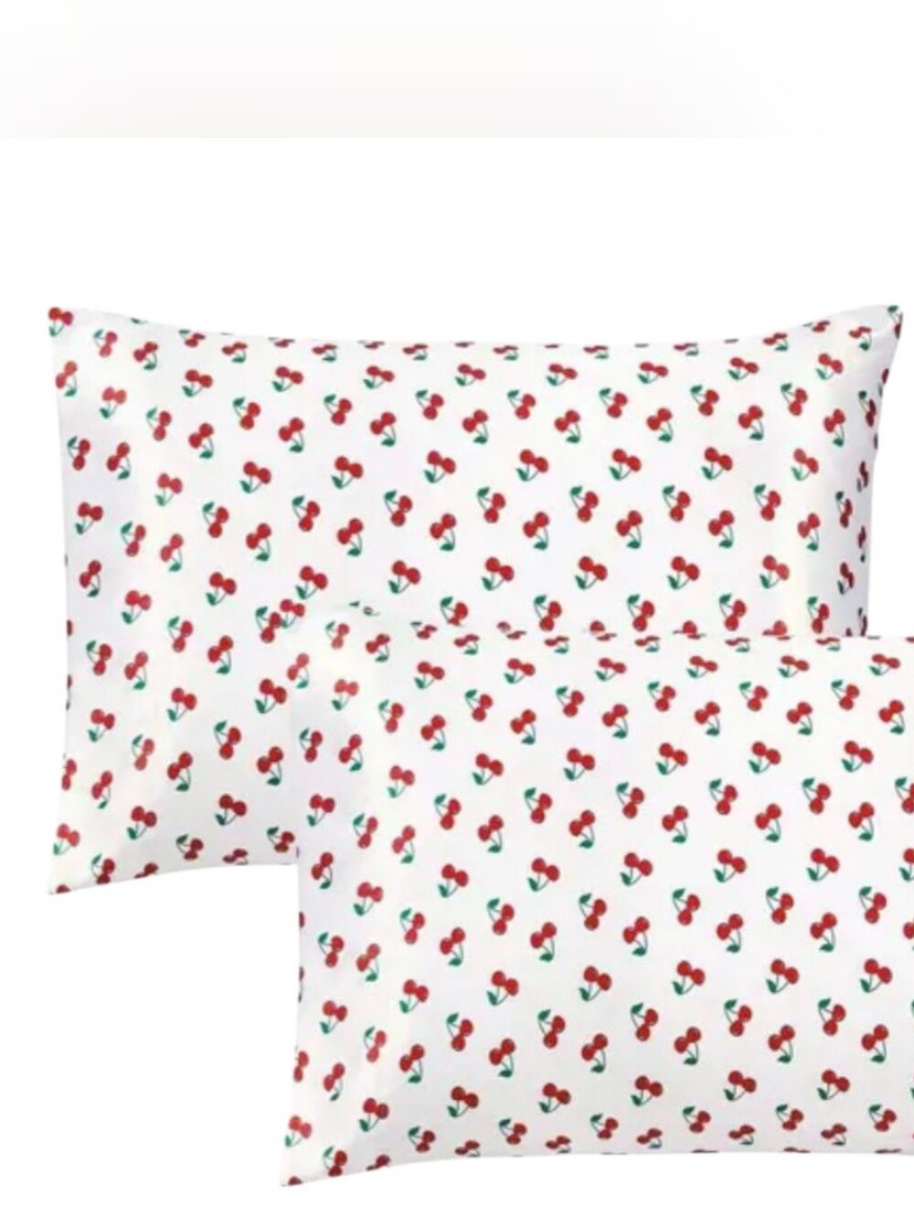 Darsee & David Cherries satin pillowcases
